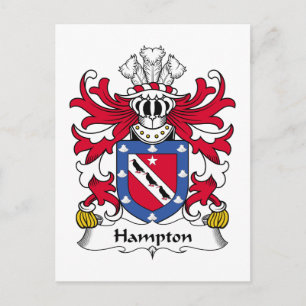 Hampton Family Crest Briefkaart