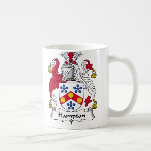 Hampton Family Crest Koffiemok (Rechts)