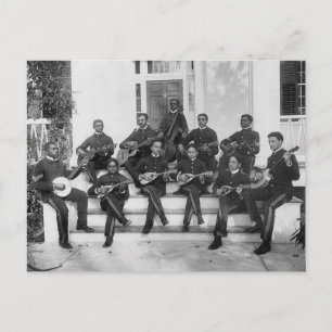 Hampton Institute Musicians, jaren 1890 Briefkaart