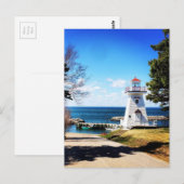 Hampton Lighthouse Bridgetown Nova Scotia Canada Briefkaart (Voorkant / Achterkant)