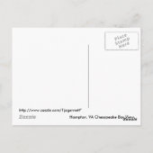 Hampton, VA chesapeake bay view Briefkaart (Achterkant)