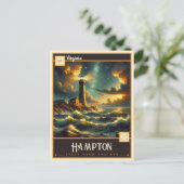 Hampton, Virginie | Carte postale Vintage (Debout devant)