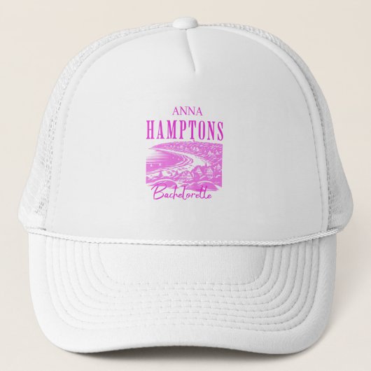 Hamptons Bachelorette Trucker Pet (Voorkant)