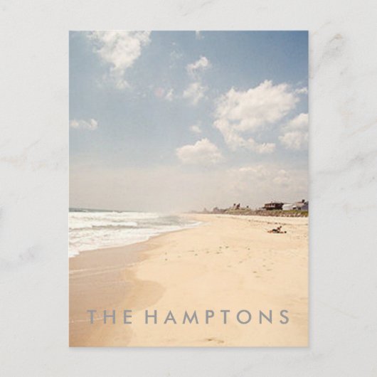 Hamptons Beach BRIEFKAART (Voorkant)