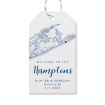 Hamptons Elegante Moderne Marine Bruiloft Favor