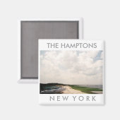 Hamptons schilderachtig magneet (Voorkant / Achterkant)