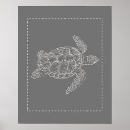 Hamptons Style Turtle Print