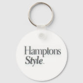 Hamptons Style White Sleutelhanger (Voorkant)