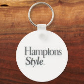 Hamptons Style White Sleutelhanger (Voorkant)