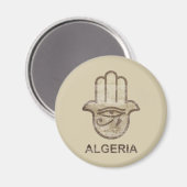 Hamsa Algerije Magneet (Voorkant / Achterkant)
