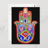 Hamsa Briefkaart (Voorkant / Achterkant)