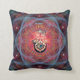 Hamsa-Chai Kussen