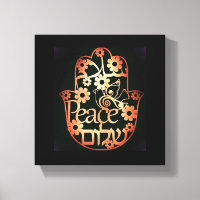 Hamsa de la paix sur une petite impression sur toi
