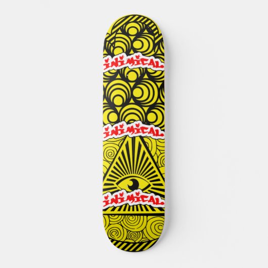 Hamsa Evil Eye Skateboard (Voorkant)