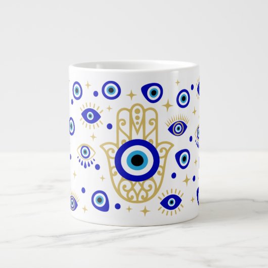 Hamsa Evil Eye Specialty Mok (Voorkant)