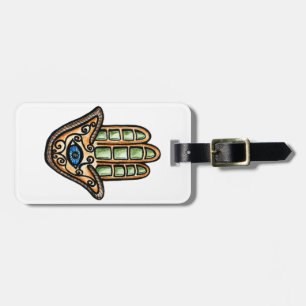 Hamsa Eye Bagagelabel