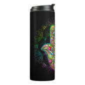 Hamsa Fatma Hand Psychedelic Art Thermosbeker (Gedraaid links)