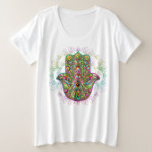 Hamsa Fatma Main Psychedelic Art (Design devant)