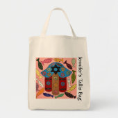 Hamsa & Fertility Fish Tallit Bag Tote Bag (Voorkant)