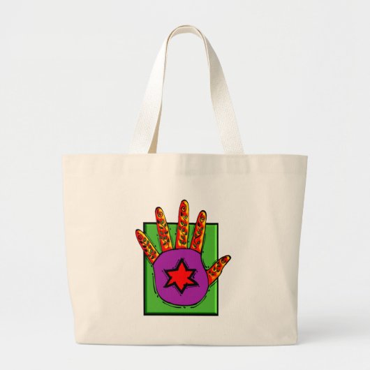 Hamsa Grote Tote Bag (Voorkant)