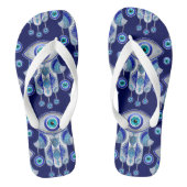 Hamsa Hand - Evil Eye Pattern Teenslippers (Voetbed)
