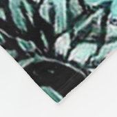 Hamsa Hand Fatima Evil Eye Art Fleece Deken (Hoek)