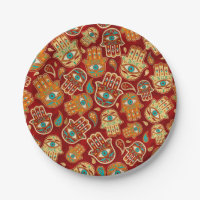 Hamsa Hand - Handhand van Fatima Blauwgroen Terrac