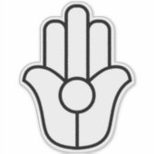 Hamsa Hand of Fatima Sticker (Voorkant)
