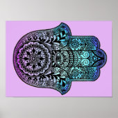 Hamsa Hand Ombre Print (Voorkant)