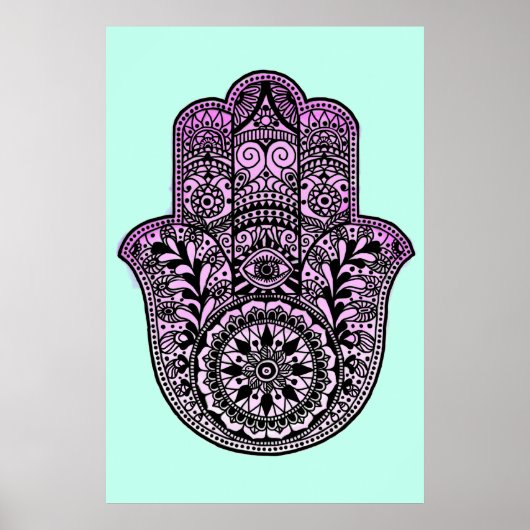 Hamsa Hand Poster (Voorkant)