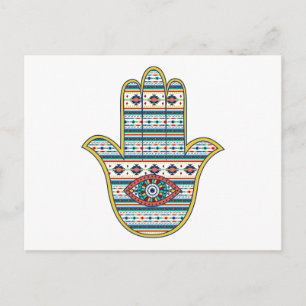 HAMSA-hand van het Fatimasymbool Briefkaart