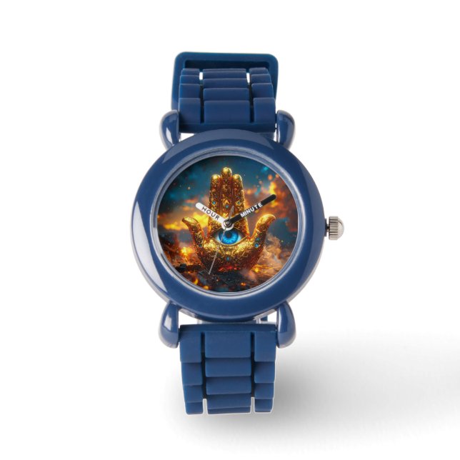 HAMSA HAND - ZEN BOEDDHISME HORLOGE (Voorkant)