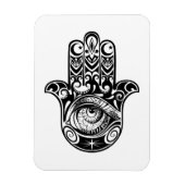 Hamsa Hand Zendoodle Magneet (Verticaal)