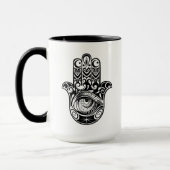 Hamsa Hand Zendoodle Mok (Links)