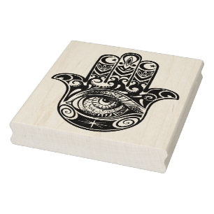 Hamsa Hand Zendoodle Rubberstempel