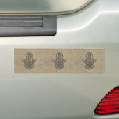 HAMSA Handje Fatima-symbool amulet Bumpersticker (Op auto)