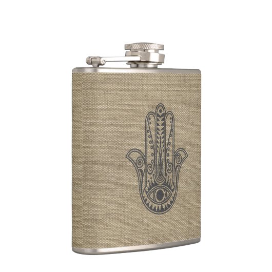 HAMSA Handje Fatima-symbool amulet Heupfles (Rechts)