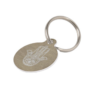 HAMSA Handje Fatima-symbool amulet Huisdierpenning