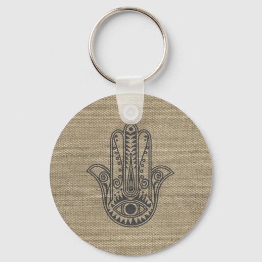HAMSA Handje Fatima-symbool amulet Sleutelhanger (Voorkant)