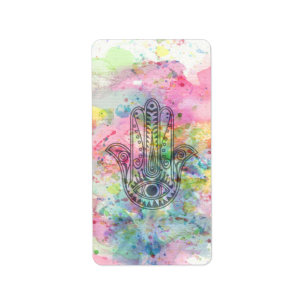 HAMSA Handje Fatima-symbool Etiket