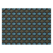 Hamsa Handpatroon - Goud en blauw glas Tafelkleed (Voorkant (Horizontaal))