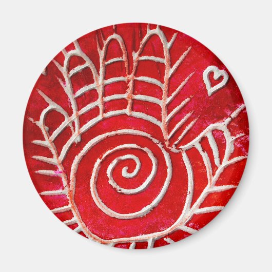 Hamsa/Healing Handhand/Handhand Fatima Magneet (Voorkant)