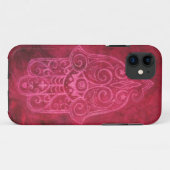 Hamsa in Magenta Case-Mate iPhone Case (Achterkant (horizontaal))
