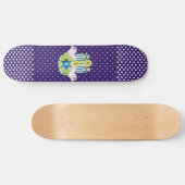 Hamsa judaica skateboard (Horizontaal)