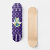 Hamsa judaica skateboard (Voorkant)