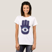 Hamsa/Khamsa Hand Fatima/Mary Amulet/Luck T-shirt (Voorkant volledig)