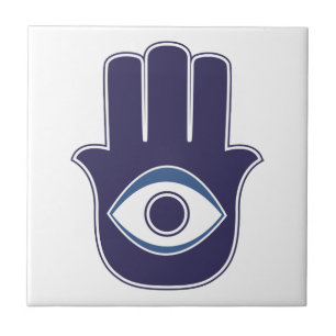 Hamsa/Khamsa Hand Fatima/Mary Amulet/Luck Tegeltje