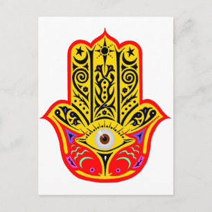 Hamsa - Magic Hamsa Briefkaart