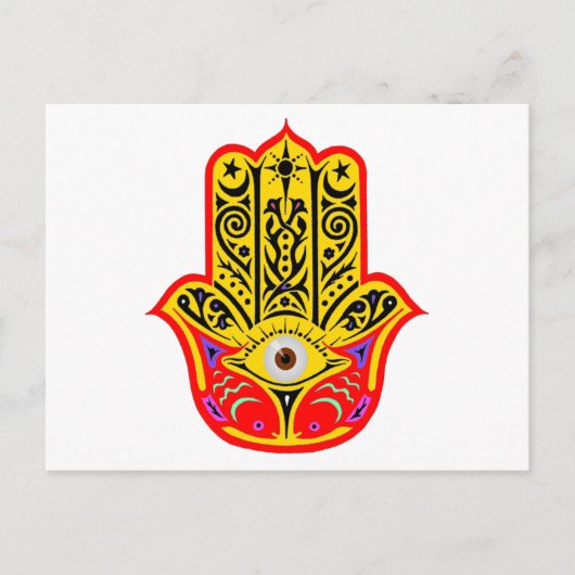Hamsa - Magic Hamsa Briefkaart (Voorkant)