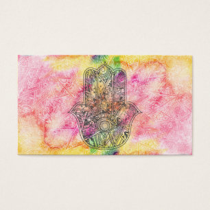 HAMSA Main Fatima symbole amulet Henné floral